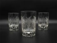 Good Set of 3 Victorian Whisky Tumblers