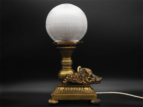 Stunning Regency Gilt Bronze Table Lamp