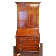 Rare George ll Yew-Wood Bureau Bookcase