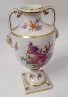 Pretty Continental Porcelain Urn or Vase