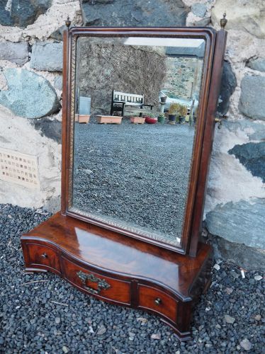 George 3rd Chippendale Dressing Mirror